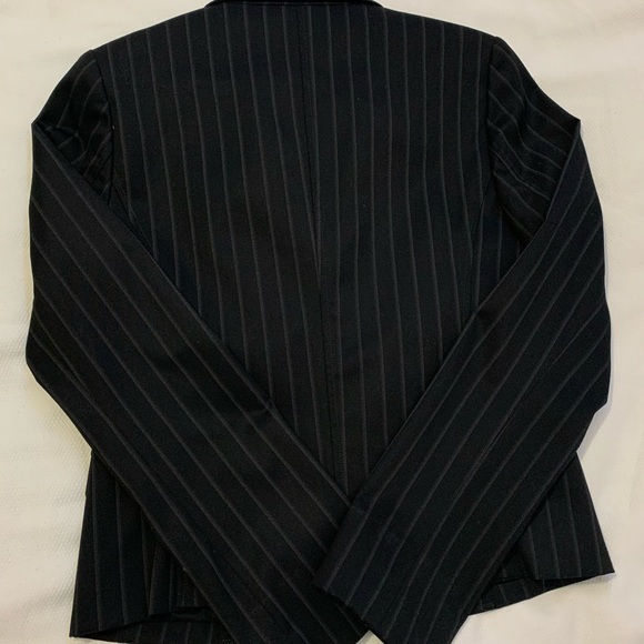 Club Monaco Striped Black Blazer | Size 8 - Picture 2 of 7